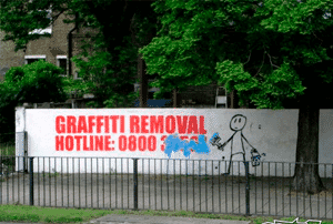 Graffiti removal - Zible